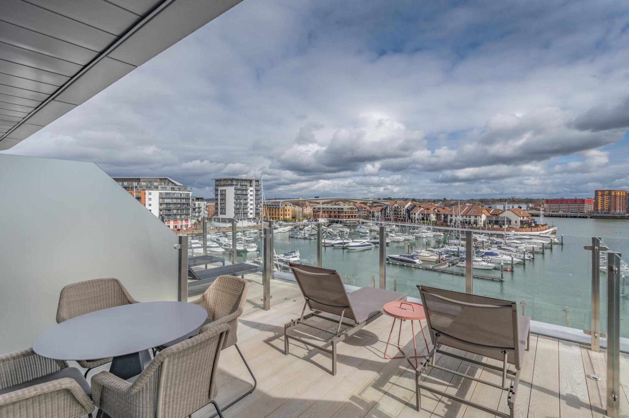 Harbour Hotel & Spa Southampton Luaran gambar View from the roof terrace